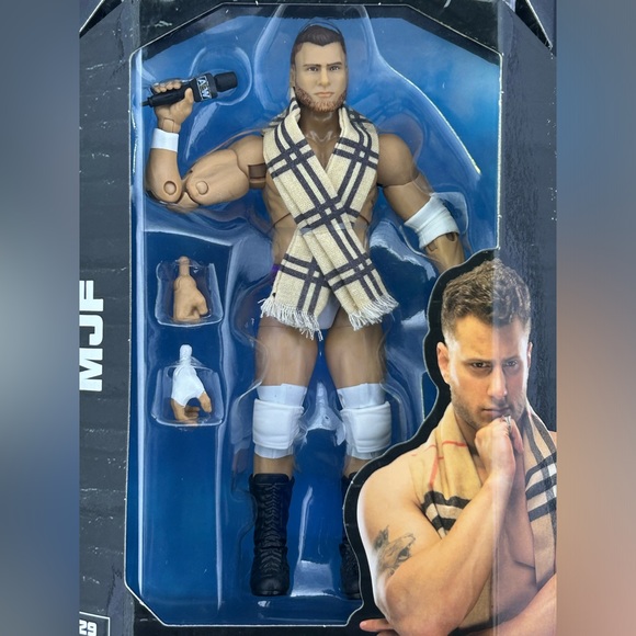 Jazwares AEW Unmatched Collection 4 MJF Maxwell Jacob Friedman Wrestling Figure - Picture 3 of 5
